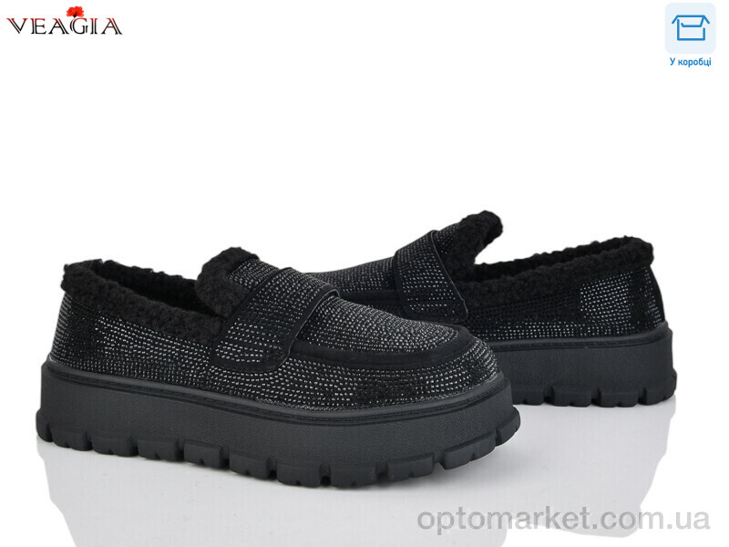 Купить Туфлі жіночі 20006-1 Veagia чорний, фото 1