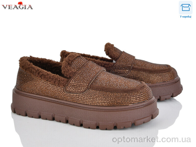 Купить Туфлі жіночі 20006-2 Veagia коричневий, фото 1