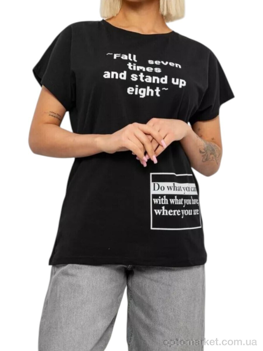 Купить Футболка жіночі 2004 чорний Massmag чорний, фото 1