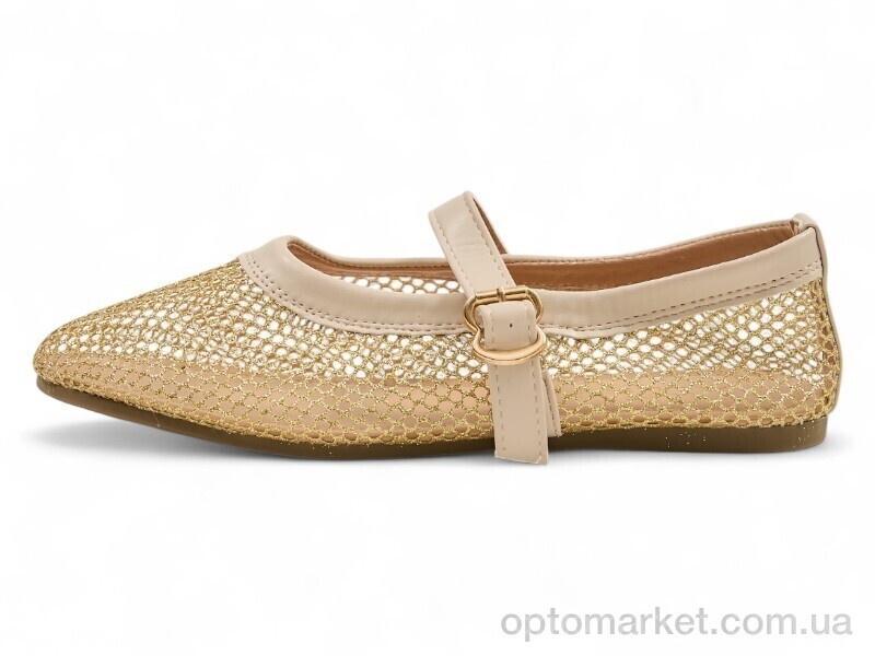 Купить Балетки жіночі 200410 ALLSY бежевий, фото 1