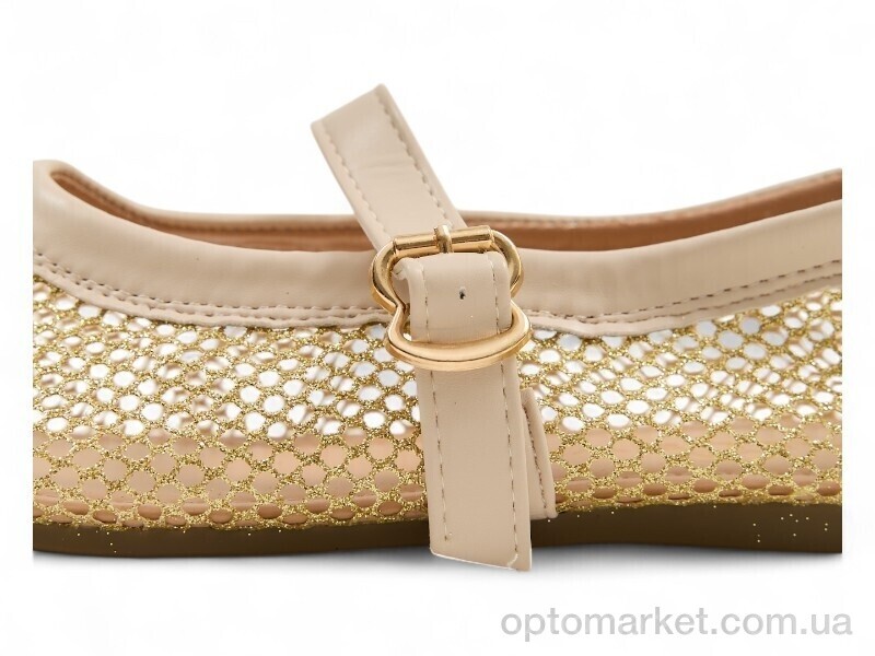 Купить Балетки жіночі 200410 ALLSY бежевий, фото 2