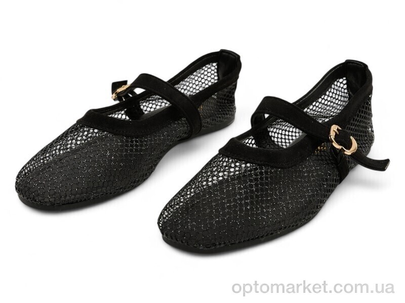 Купить Балетки жіночі 200420 ALLSY чорний, фото 3