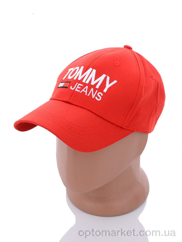 Купить Кепка чоловічі 2006-2 red T.mmy hilfiger червоний, фото 2