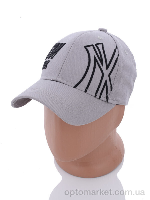 Купить Кепка чоловічі 2009-1 grey N.w Yorker сірий, фото 2