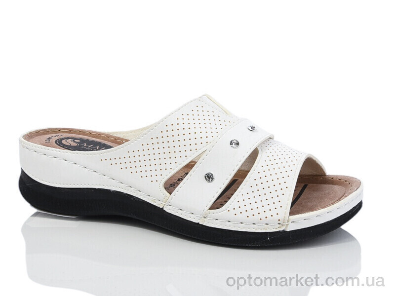 Купить Шльопанці жіночі 201-15 білий Mahli білий, фото 1