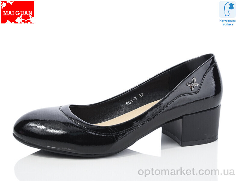 Купить Туфлі жіночі 201-3 Maiguan чорний, фото 1