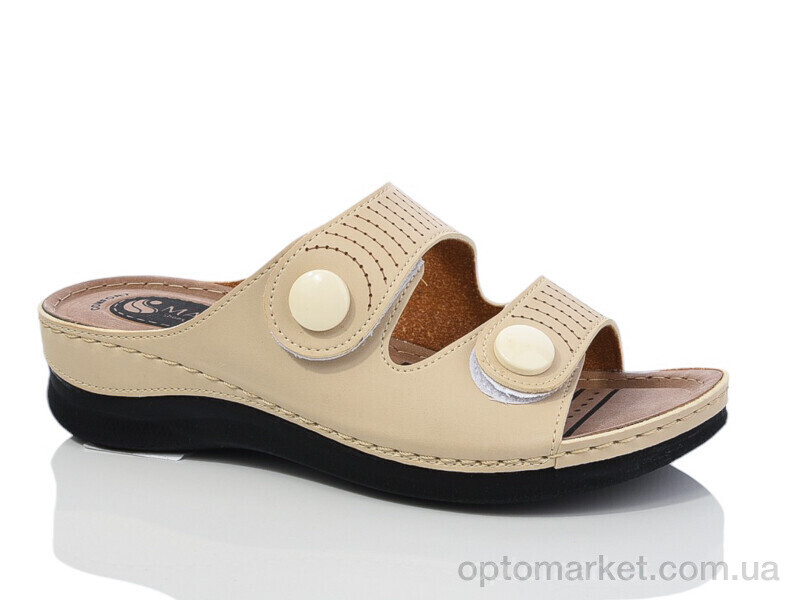 Купить Шльопанці жіночі 201-67 беж Mahli бежевий, фото 1