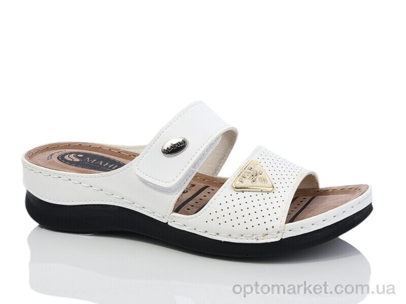 Купить Шльопанці жіночі 201-93 білий Mahli білий, фото 1