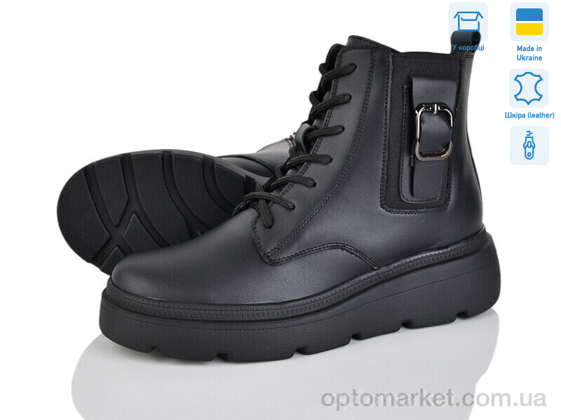 Купить Черевики жіночі 201 чорний к. Mona Lisa чорний, фото 1