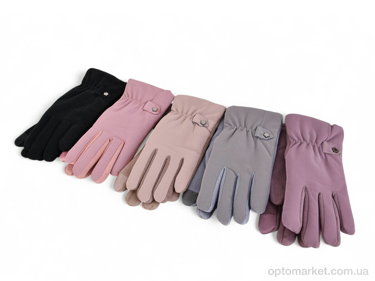 Купить Рукавички жіночі 201 плащівка-текстиль mix Paidi мікс, фото 1