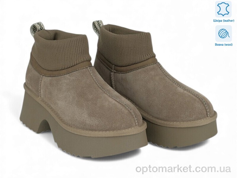 Купить Уги жіночі 201672 ALLSY хакі, фото 1