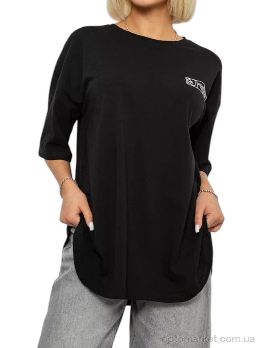 Купить Футболка жіночі 2017 чорний Massmag чорний, фото 1