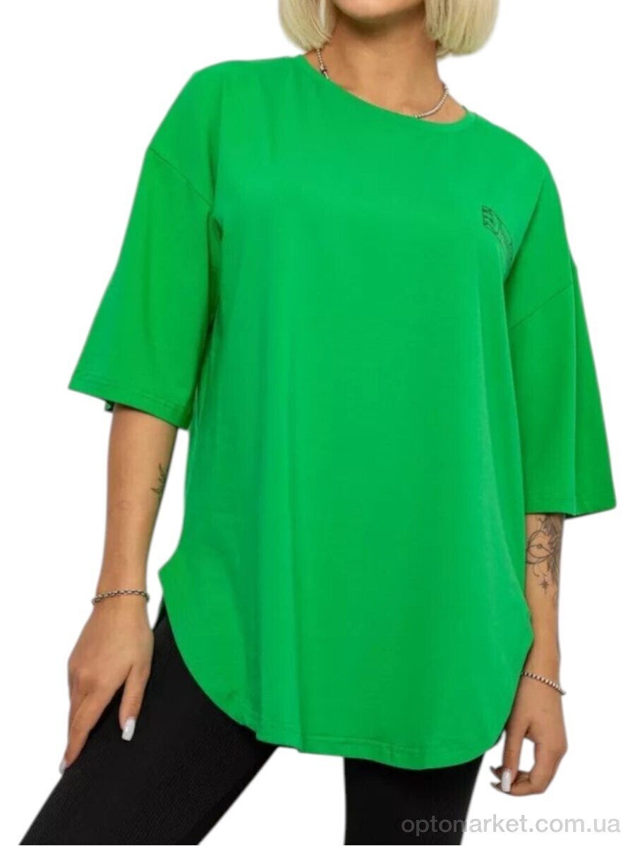 Купить Футболка жіночі 2017 зелений Massmag зелений, фото 1