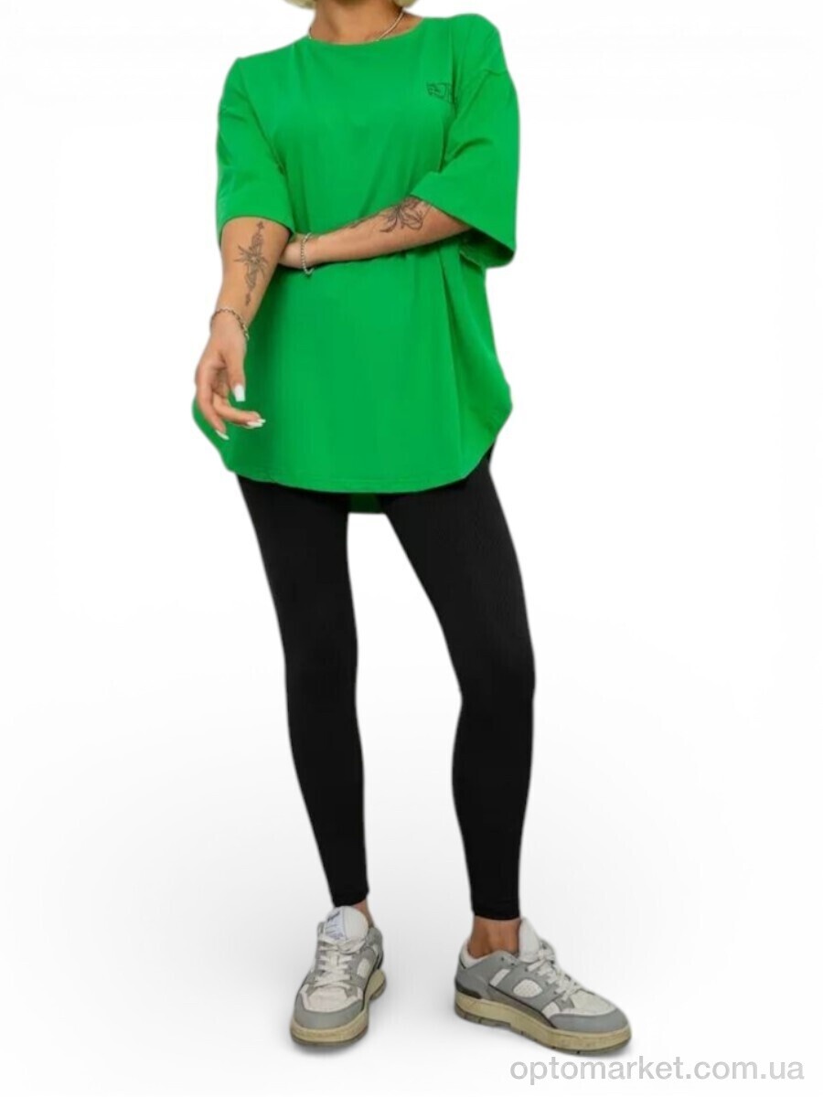 Купить Футболка жіночі 2017 зелений Massmag зелений, фото 2