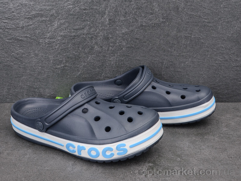 Купить Крокси чоловічі 202-1 Crocs синій, фото 2