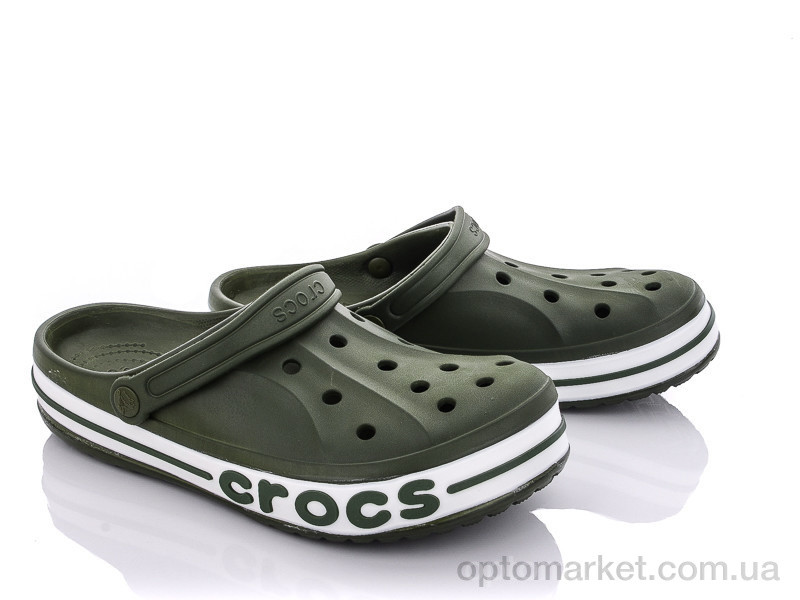 Купить Крокси чоловічі 202-3 Crocs зелений, фото 1