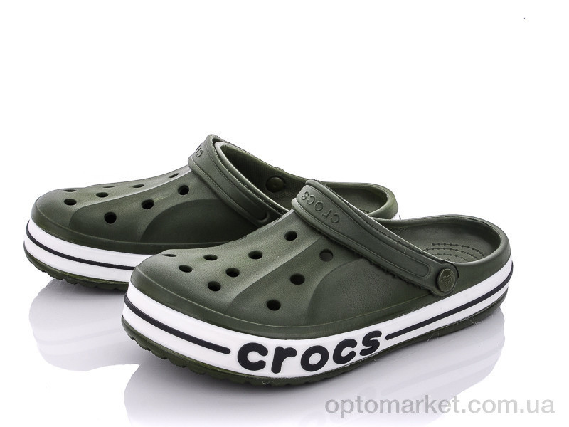 Купить Крокси чоловічі 202-4 Crocs зелений, фото 1