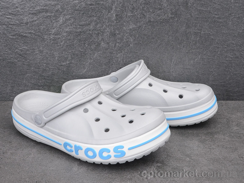 Купить Крокси чоловічі 202-7 Crocs сірий, фото 2
