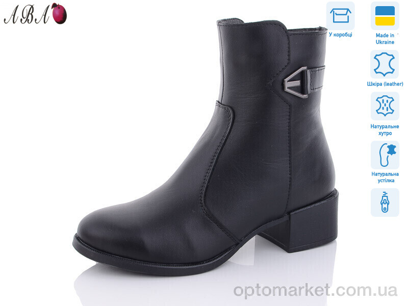 Купить Черевики жіночі 202 чорний DJUS SHOES чорний, фото 1