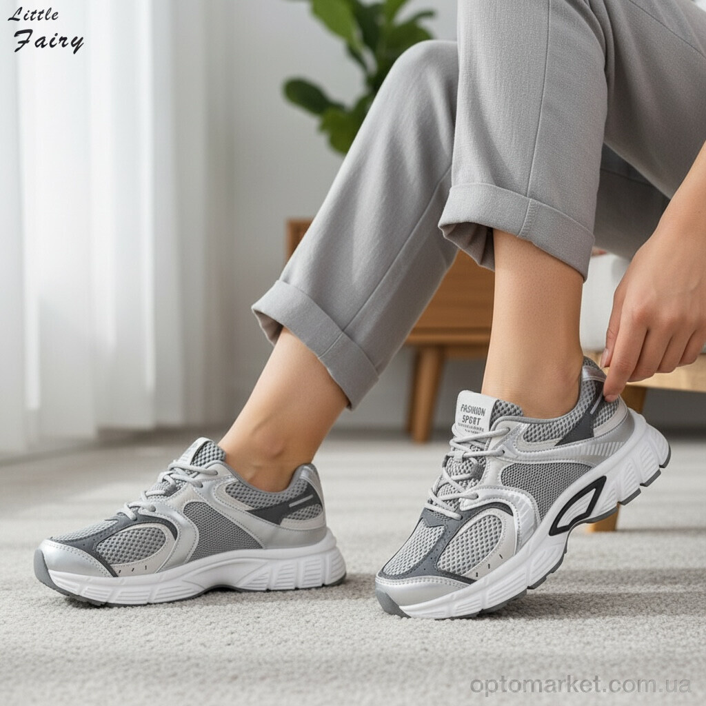 Купить Кросівки жіночі 2020-4 L.Fairy сірий, фото 2
