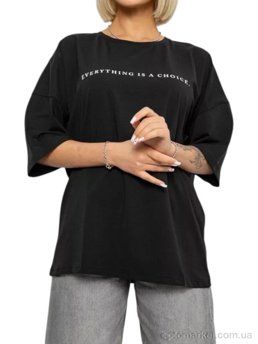 Купить Футболка жіночі 2020 чорний Massmag чорний, фото 1