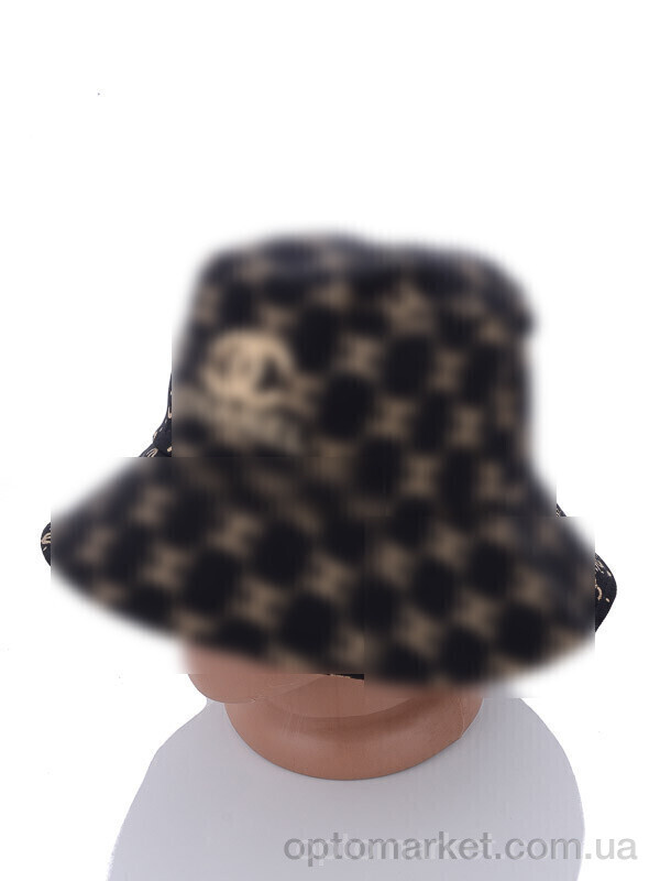 Купить Панама жіночі 2021-2 black C.anel чорний, фото 1