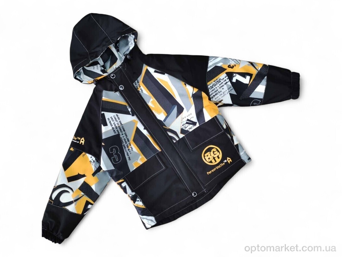 Купить Куртка дитячі 2021 жовтий Tao QiYiZu чорний, фото 1