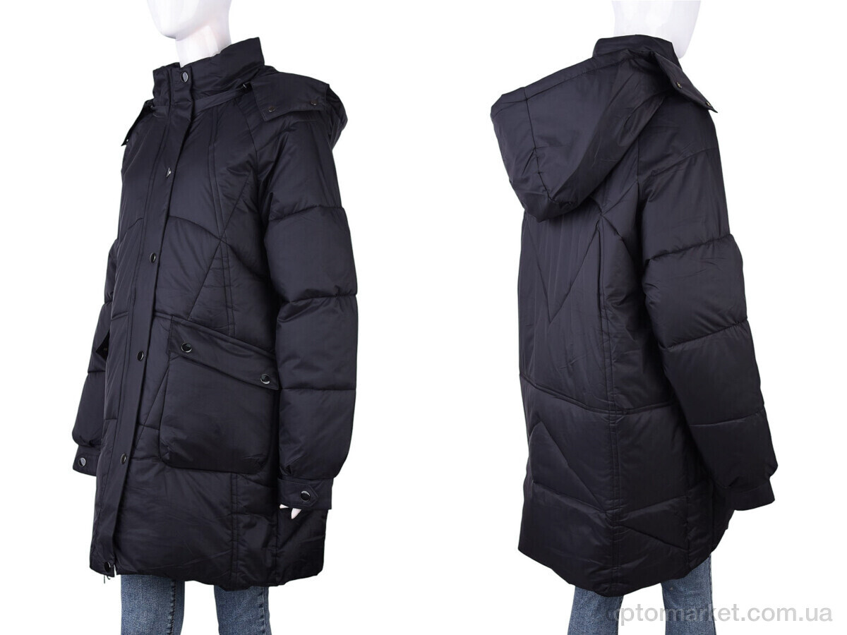 Купить Куртка жіночі 2022-51 (12016) black YuFang чорний, фото 3