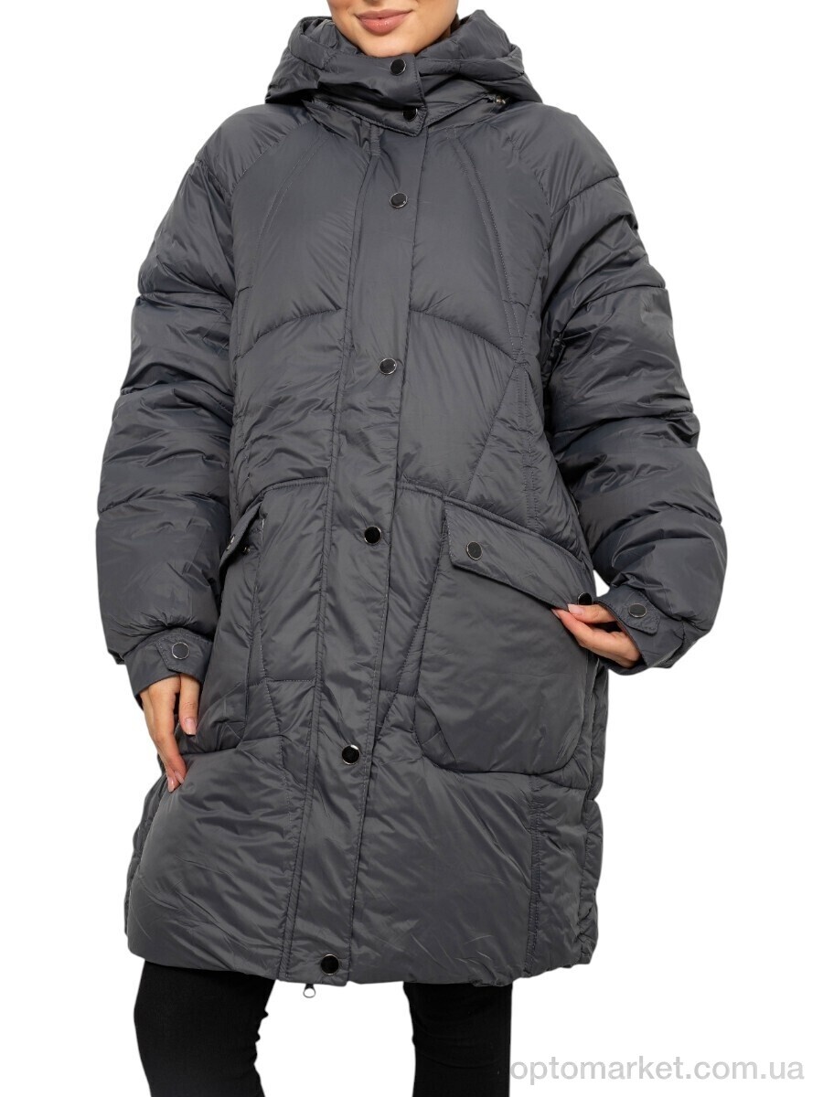 Купить Куртка жіночі 2022-51 (12016) grey БАТАЛ YuFang сірий, фото 1