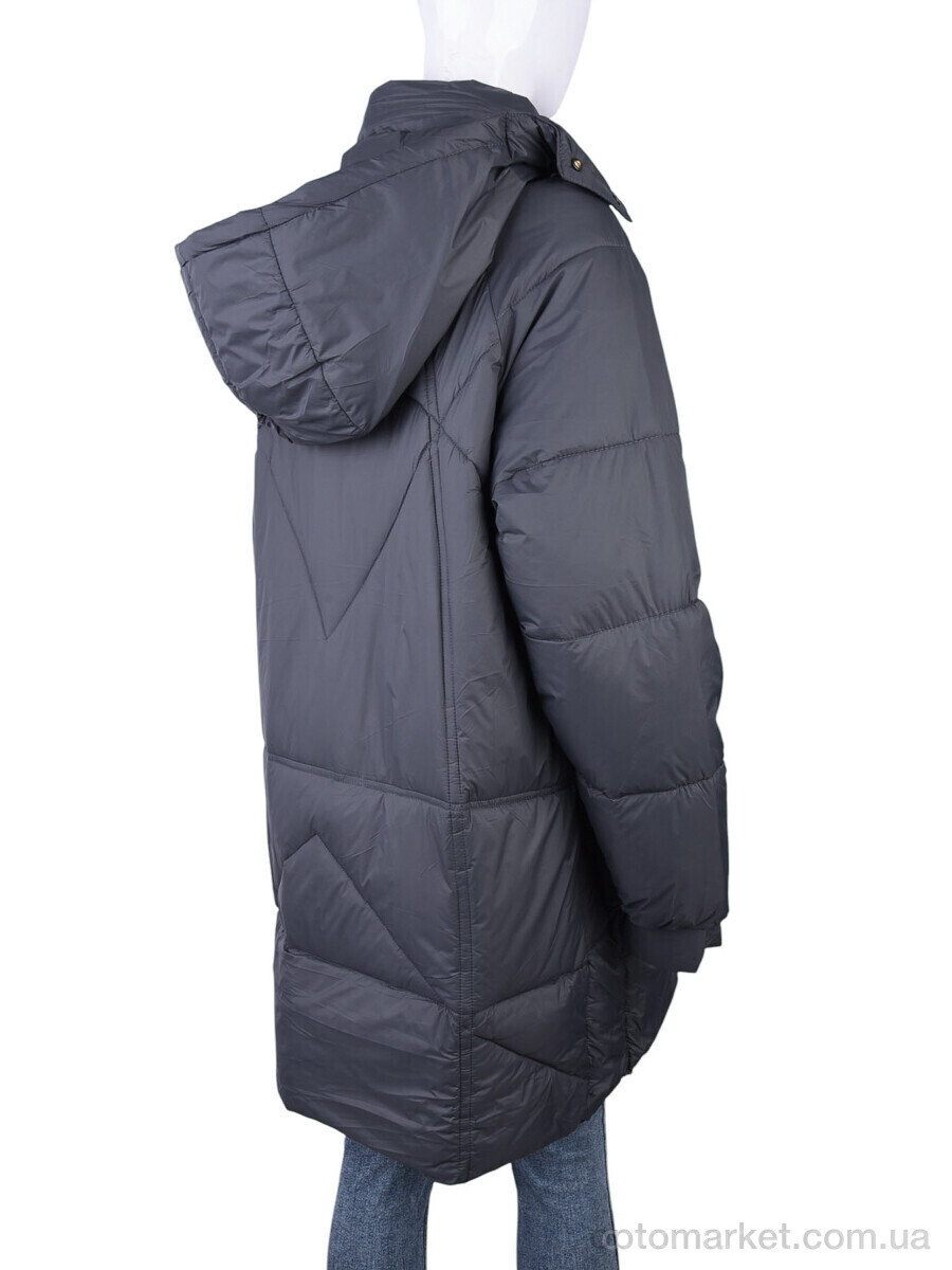 Купить Куртка жіночі 2022-51 (12016) grey БАТАЛ YuFang сірий, фото 2