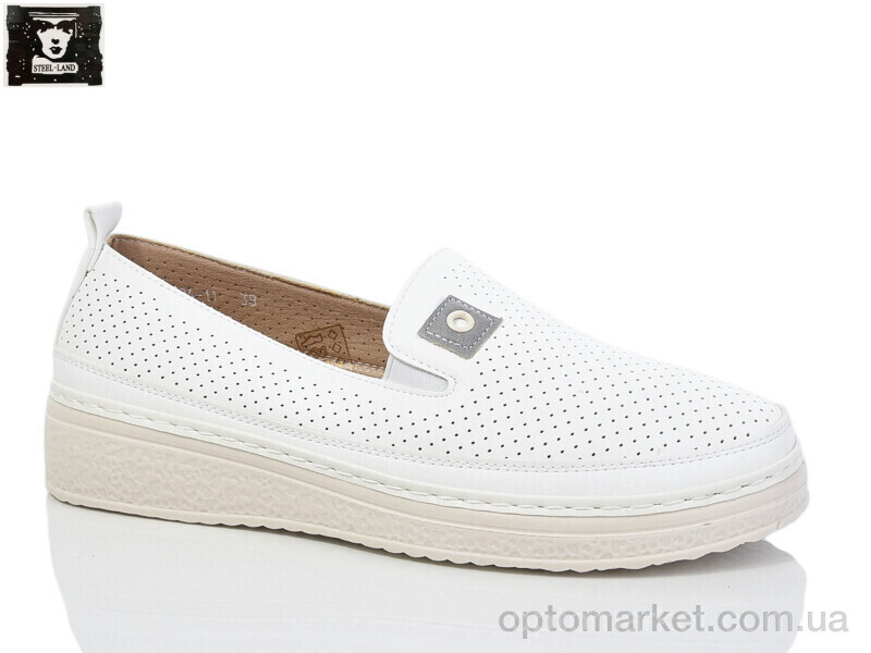 Купить Туфлі жіночі 2024-12 Steel Land білий, фото 1