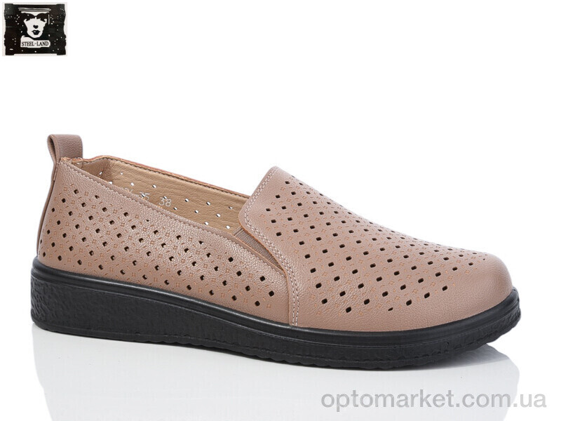 Купить Туфлі жіночі 2024-35 Steel Land коричневий, фото 1