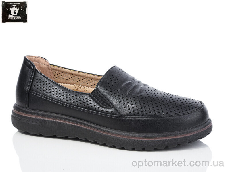 Купить Туфлі жіночі 2024-38 Steel Land чорний, фото 1