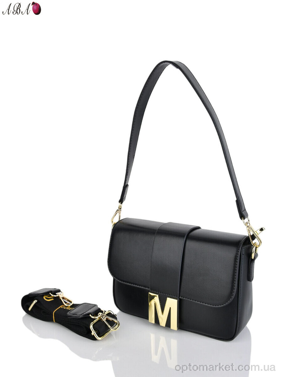 Купить Сумка женская 2024-453-2 black Aba чорний, фото 1