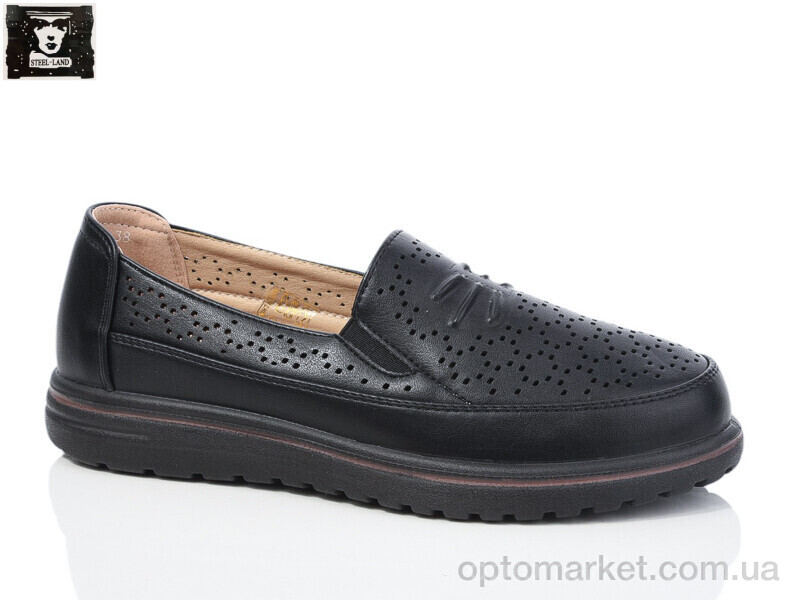 Купить Туфлі жіночі 2024-52 Steel Land чорний, фото 1