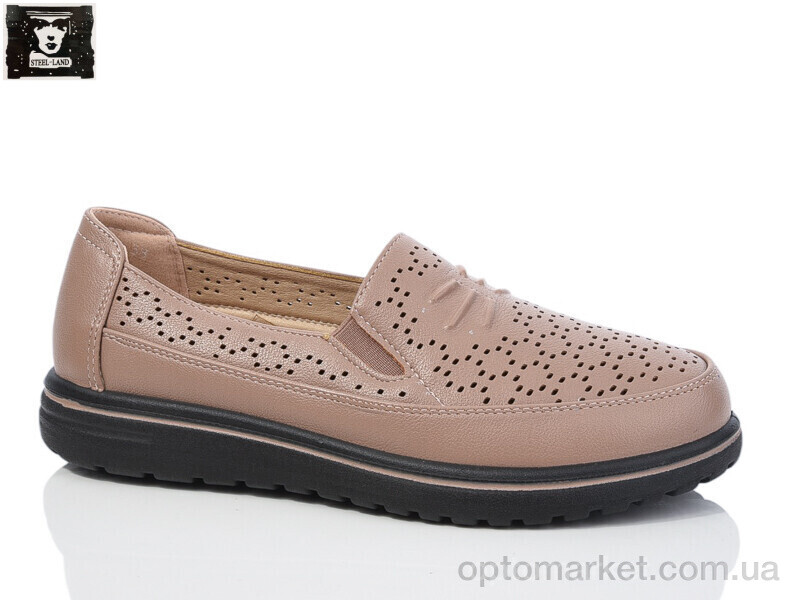 Купить Туфлі жіночі 2024-53 Steel Land коричневий, фото 1