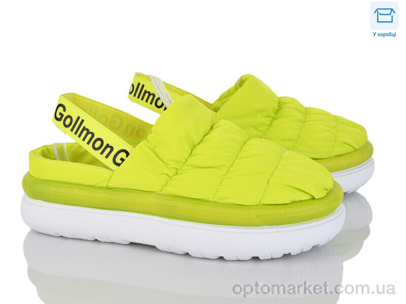 Купить Капці жіночі 2024-54-4 Gollmony зелений, фото 1