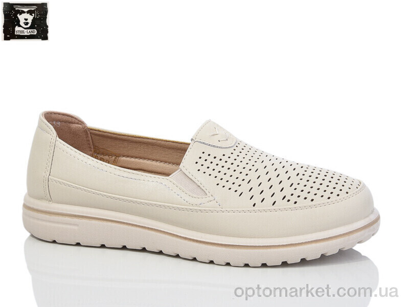 Купить Туфлі жіночі 2024-55 Steel Land бежевий, фото 1