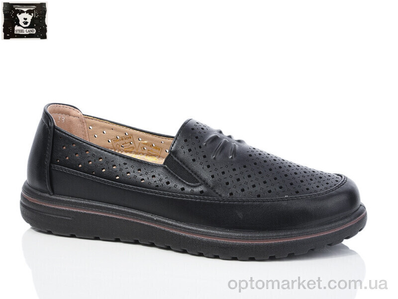 Купить Туфлі жіночі 2024-60 Steel Land чорний, фото 1