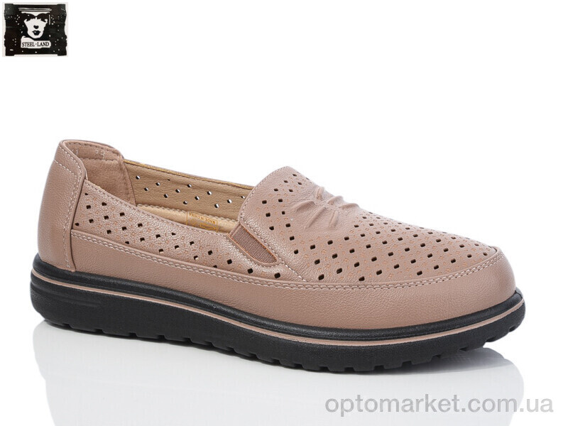 Купить Туфлі жіночі 2024-61 Steel Land коричневий, фото 1