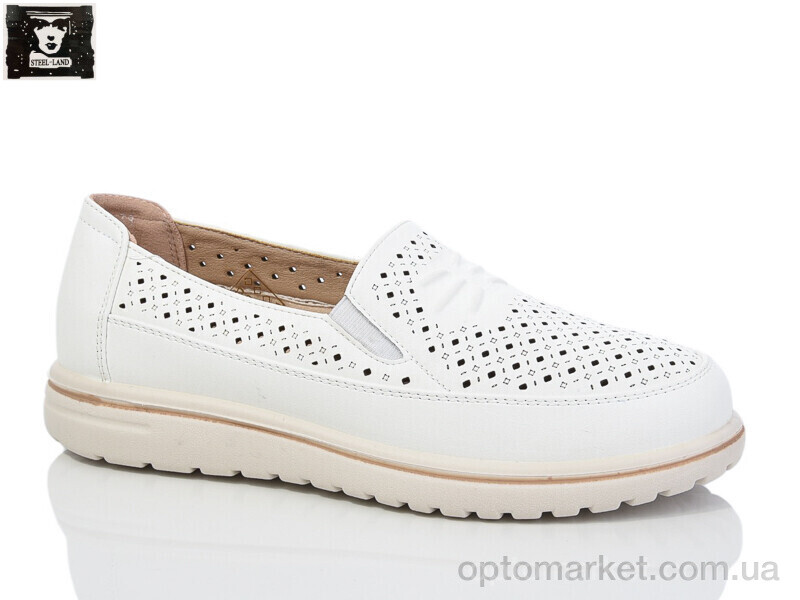 Купить Туфлі жіночі 2024-62 Steel Land білий, фото 1