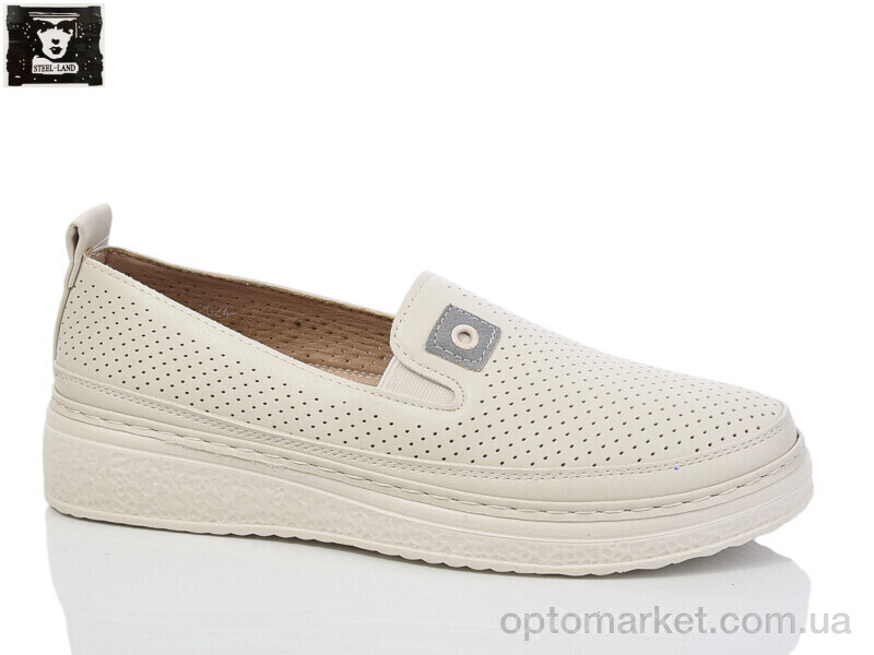 Купить Туфлі жіночі 2024-9 Steel Land бежевий, фото 1