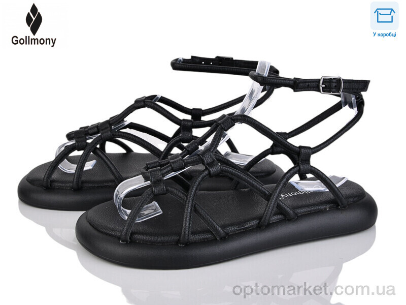 Купить Босоніжки жіночі 2025-71-1 Gollmony чорний, фото 1
