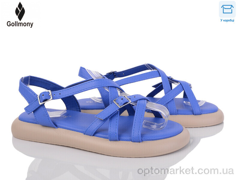 Купить Босоніжки жіночі 2025-75-5 Gollmony синій, фото 1