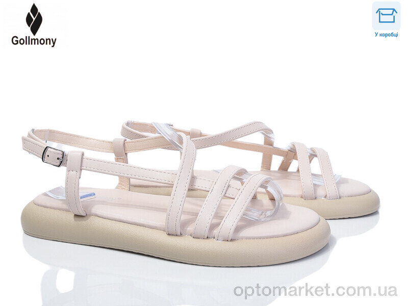 Купить Босоніжки жіночі 2025-76-3 Gollmony бежевий, фото 1