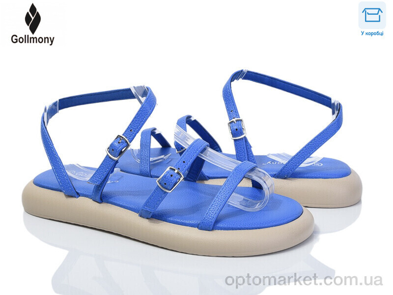 Купить Босоніжки жіночі 2025-81-5 Gollmony синій, фото 1