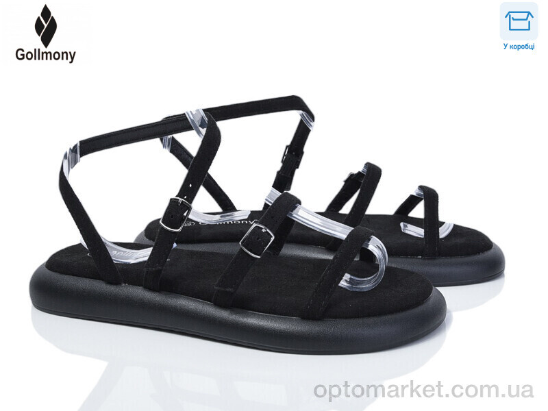 Купить Босоніжки жіночі 2025-81-6 Gollmony чорний, фото 1