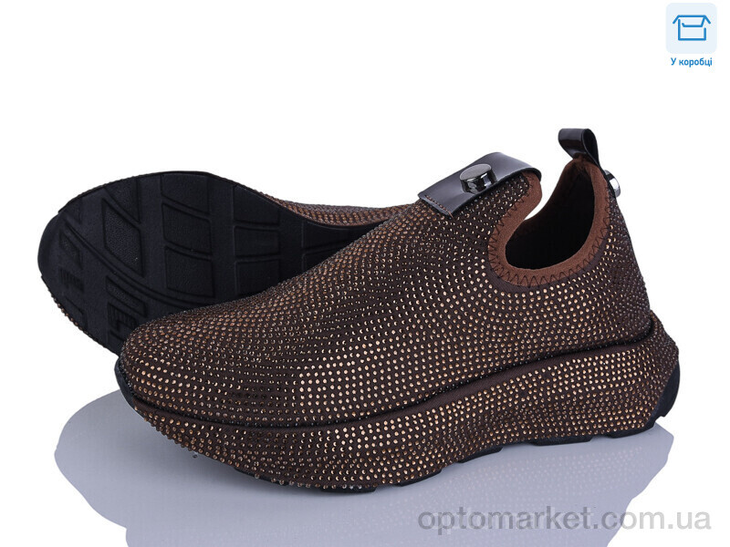 Купить Кросівки жіночі 2026-2 шоколад Mona Lisa коричневий, фото 1