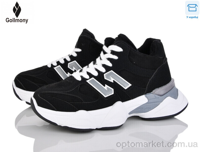 Купить Кросівки жіночі 2027-12-2 Gollmony чорний, фото 1