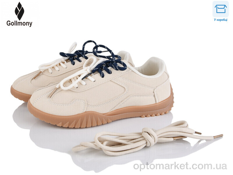 Купить Кросівки жіночі 2027-6-4 Gollmony бежевий, фото 1